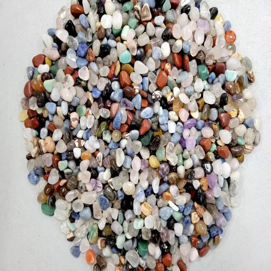 Mini Tumbled Stone Crystals Bulk - Brazilian Mix {6}
