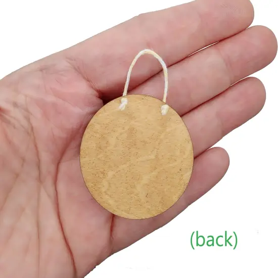 Miniature Snowman Sign, 1:12 Scale Christmas Door Hanger Decor, Adorabilities {3}