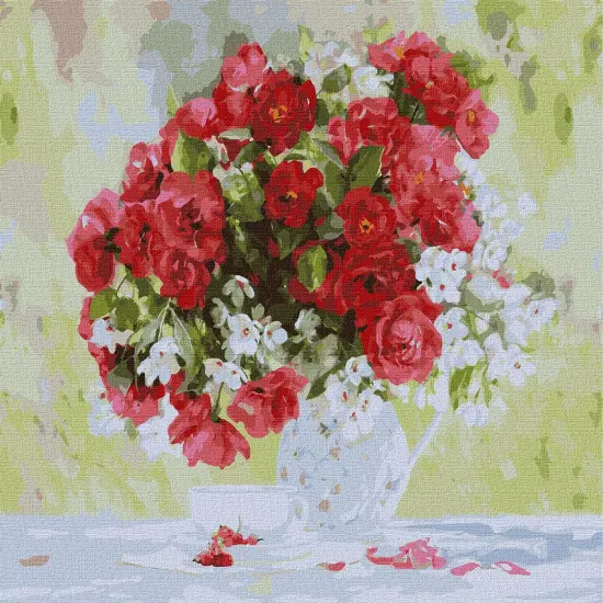 Painting by Numbers kit Blooming pleasure KHO3204 {2}