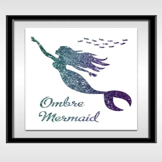 Happy Crafters&reg; Ombre Mermaid 11.8" x 18" Sheet {2}