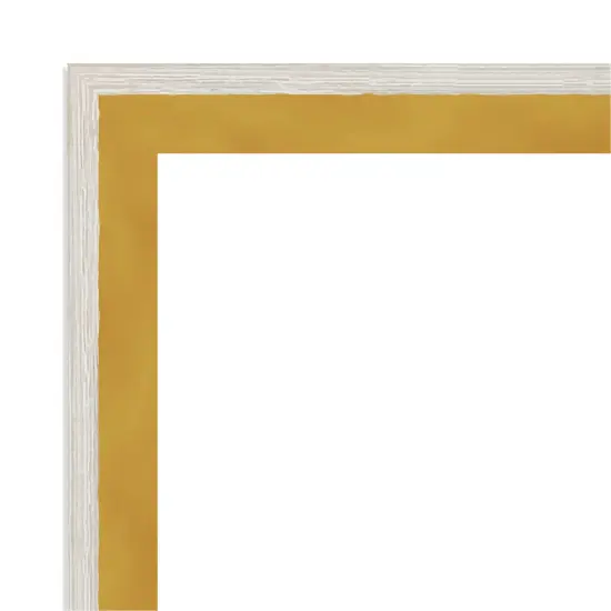 Paige Wood Framed Magnetic Board Paige White Gold {2}