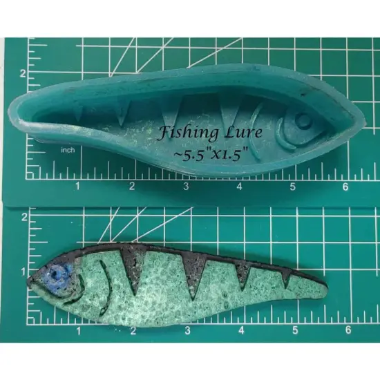 Fishing Lure Silicone Freshie Mold {1}