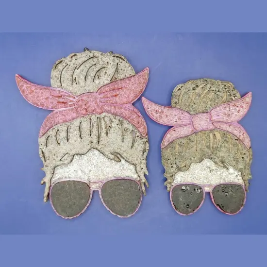 Mom Life Messy Bun Silicone Freshie Mold {1}