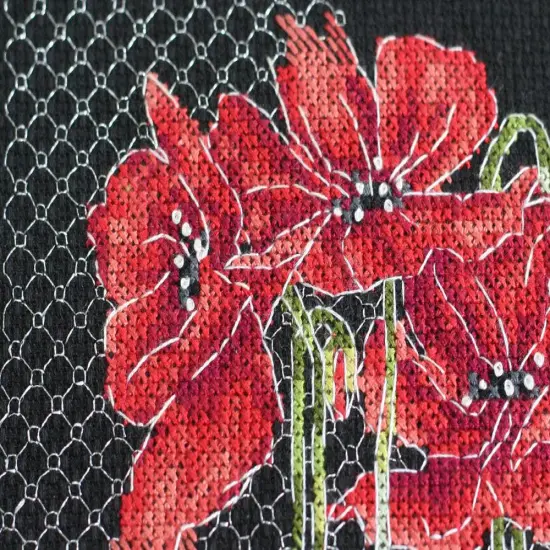 Cross-stitch kit Poppies {4}