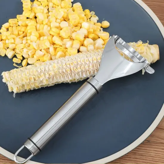 Kitcheniva Stainless Steel Corn Cob Peeler 2x {1}