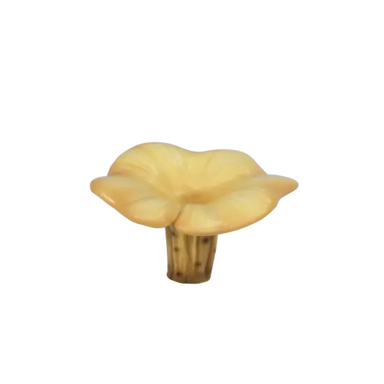 Small Chanterelle Mushroom Over Sized Statue {4}