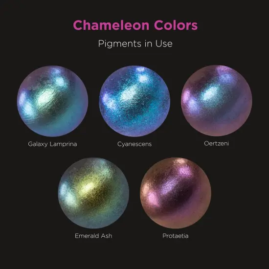 Rolio Chameleon Mica Powder - 5 Color Shift Powder Pigment Set {2}