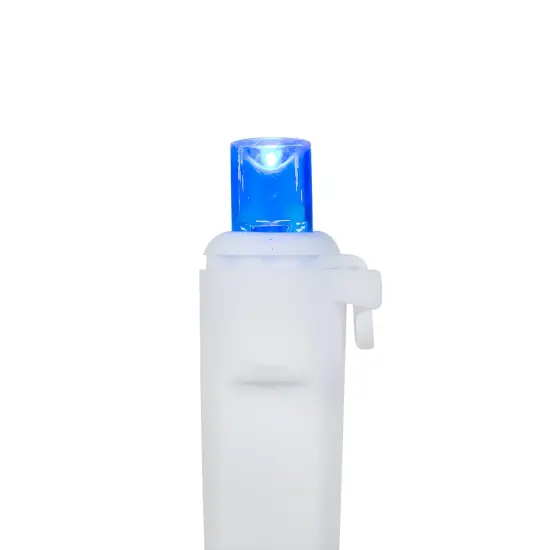 Northlight LED Wide Angle Christmas Lights - Blue and White - 16.25' White Wire - 50ct {6}