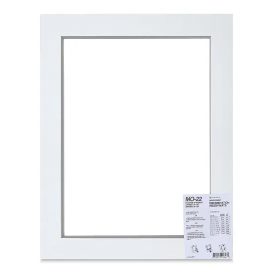 Stu-Art Economy Ready-Mats - 22" x 28" (18" x 24" Opening), Pkg of 50 {1}