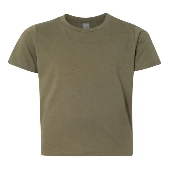 Next Level&reg; Youth Short Sleeve Crewneck CVC T-Shirt Military green {1}