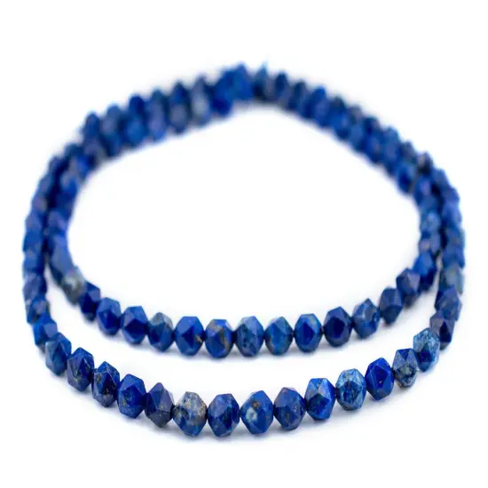 The Bead Chest Faceted Lapis Lazuli Beads (8mm) {3}