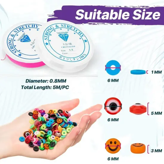 4180Pcs Jewelry Making Kit DIY Sterling Beading Repair Tools Craft Supplies Set {5}