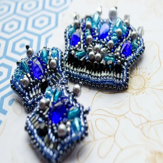 Bead Embroidery Decoration Kit- Crown {5}