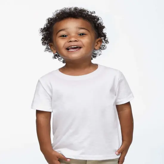 Rabbit Skins&reg; Infant Fine Jersey Crew Neck Short Sleeve Tee - 3322 White {1}