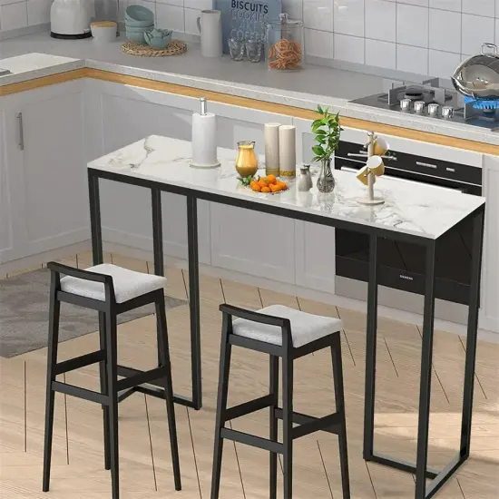 Home Long Bar Table Accent Hallway {3}