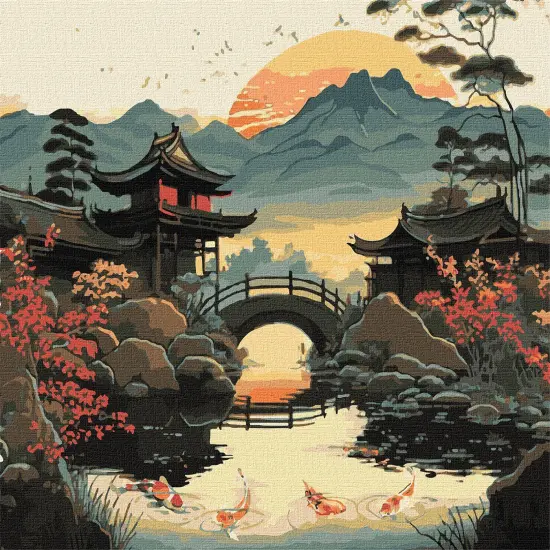 Painting by Numbers kit Beautiful East KHO2890 {2}