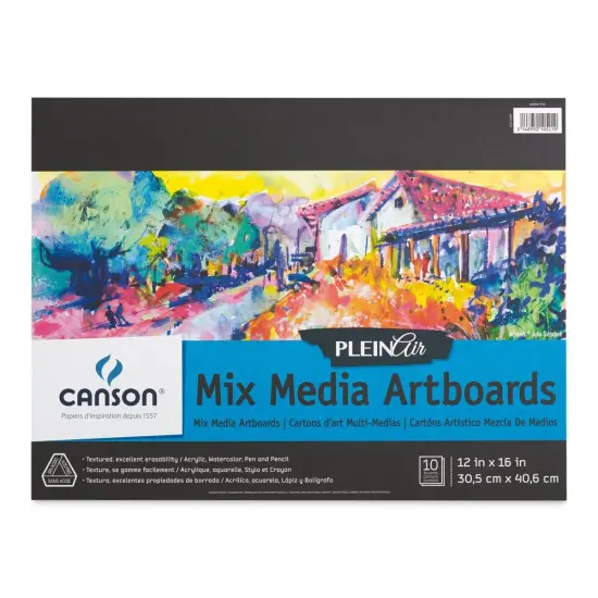 Canson Plein Air Mix Media Artboard Pad - 12" x 16" {1}