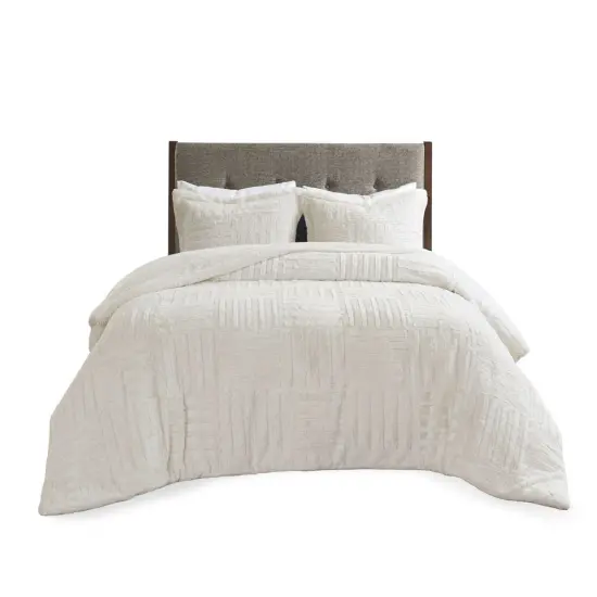 Fur Down Alternative Comforter Mini Set {3}