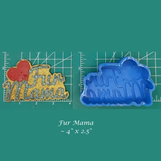 Fur Mama Silicone Freshie Mold {1}