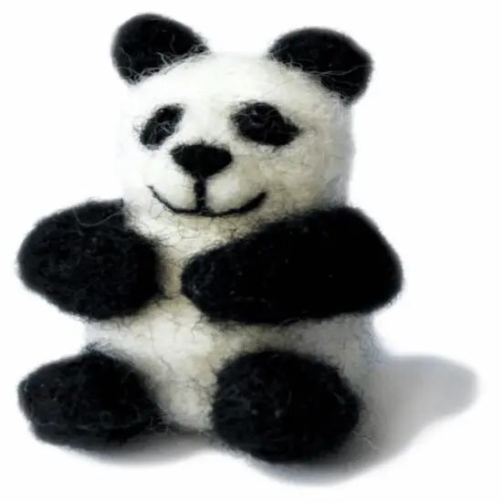 Felting kit Panda {1}