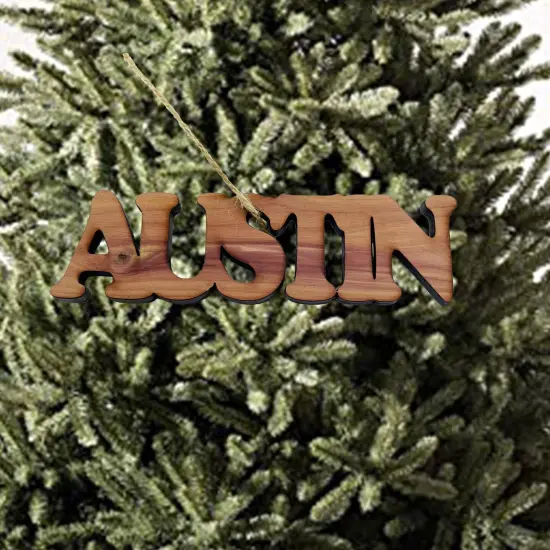 Austin - Cedar Ornament {3}