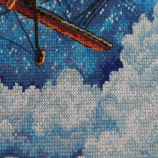 Cross-stitch kit Above the clouds {4}