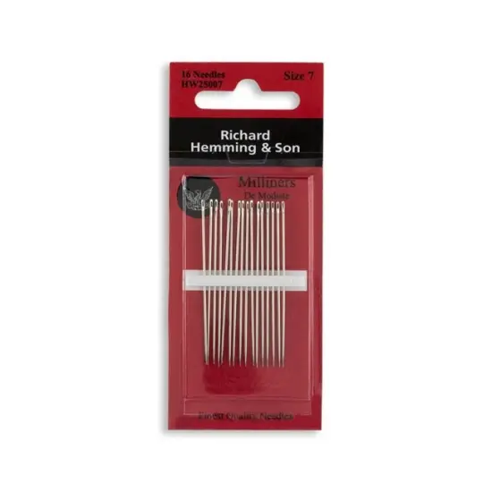 Hand Sewing Needles - Milliners --- Size 7 --- by Richard Hemming & Son&reg; {1}