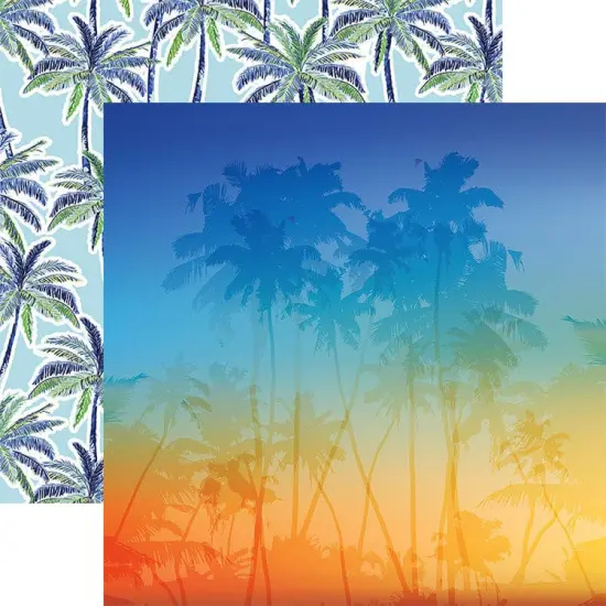Tropical Beach 12 x 12 Scrapbook Paper Set {4}