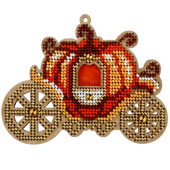 Bead embroidery kit on wood FLK-384 {2}