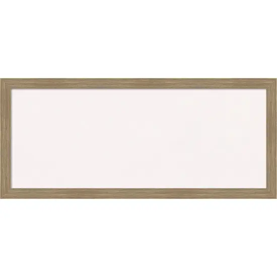 Woodgrain Stripe Wood Framed Corkboard, White Cork Mocha {1}