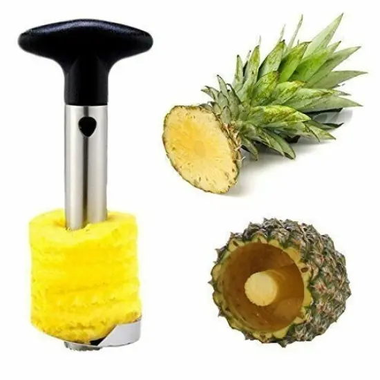 New Stainless Steel Fruit Pineapple Peeler Corer Slicer Kitchen Tool {2}