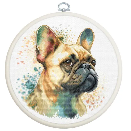 The French Bulldog BC207l Counted Cross-Stitch Kit {1}