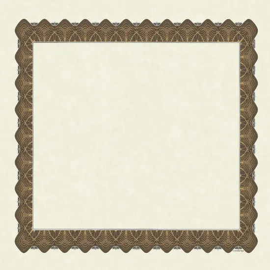 Great Papers! Parchment Certificates with Metallic Border, Gold Border, 8.5" x 11", Printer Compatible, 100 Count {1}