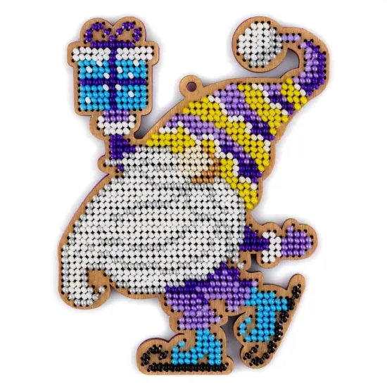 Set for embroidery with beads on wood FLK-499 {2}