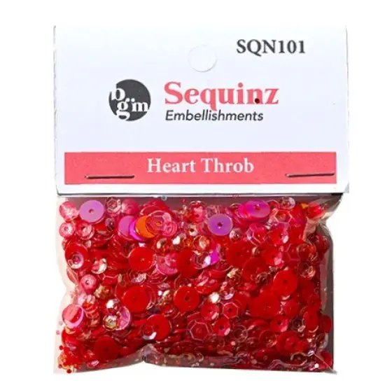 Buttons Galore Loose Sequin Assortments for Craft - 5,000 Pieces 45 Grams Heart throb {1}