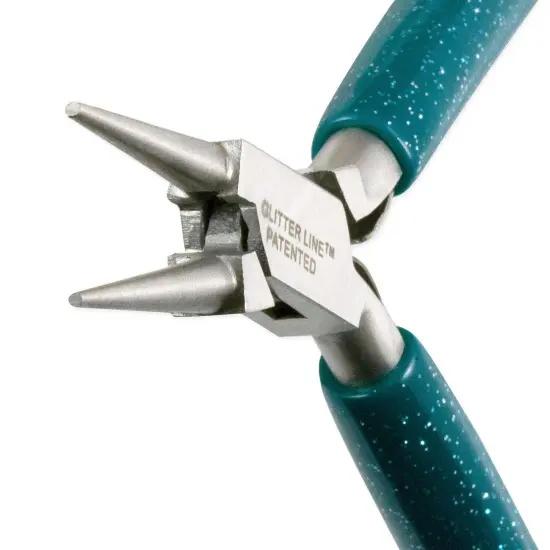 Glitter Line Round Nose Pliers with Fashionable Grips {2}