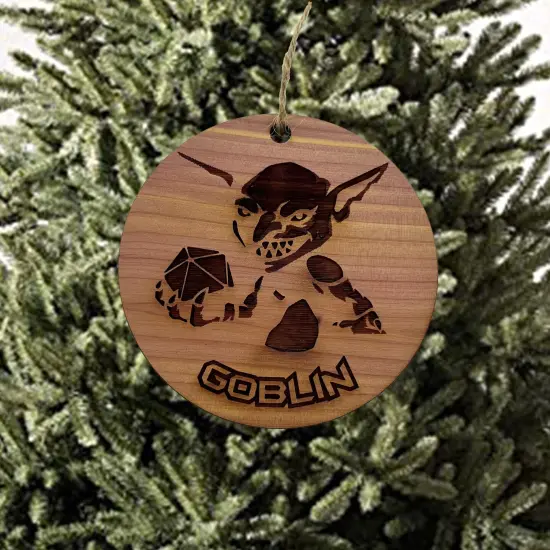 Goblin - Cedar Ornament {3}