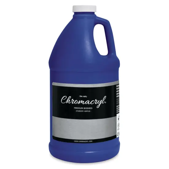 Chromacryl Students' Acrylics - Warm Blue, 64 oz bottle {2}
