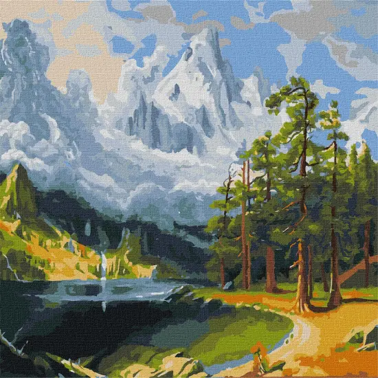 Painting by Numbers kit Winter breathing KHO2815 {2}