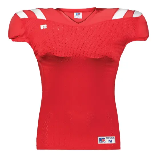 Russell Athletic&reg; - Youth Canton Football Jersey Tee - R0100W True red/ white {1}