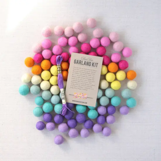 Felt Balls, Pot of Gold Pom-poms {2}