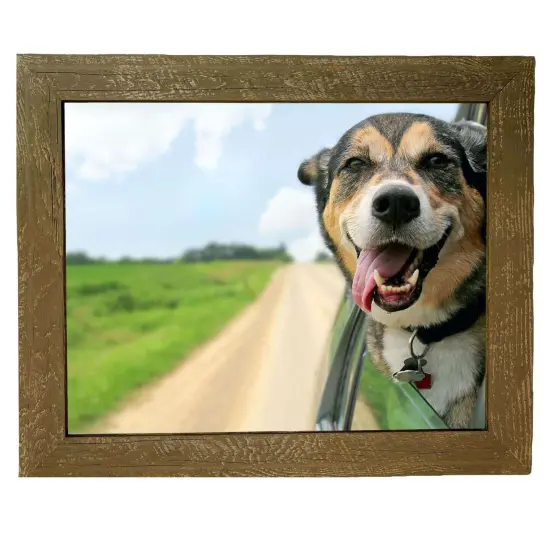 Rustic Farmhouse Standard Tabletop Reclaimed Wood Picture Frame Brown {3}