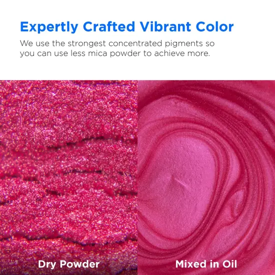 Rolio - 1 Jar Mica Powder (French Rose) - 50g / 1.8 oz {2}