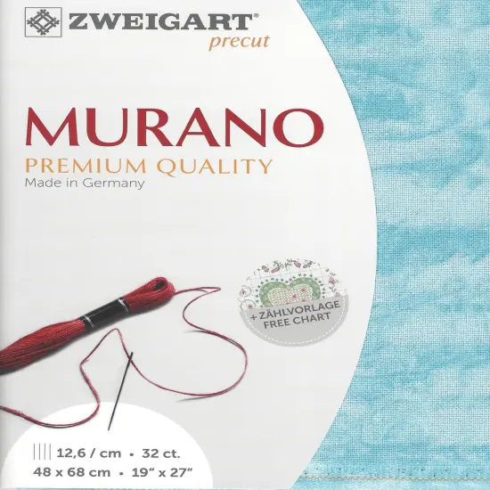 Precut Zweigart Murano Vintage 32 count Country Atlantic {1}