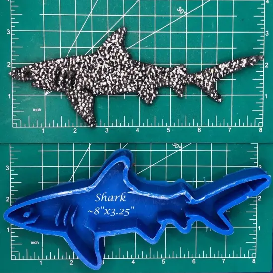 Shark Silicone Freshie Mold {1}
