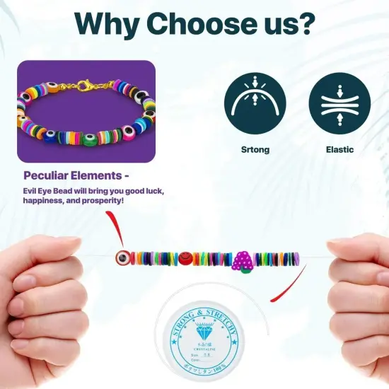 4180Pcs Jewelry Making Kit DIY Sterling Beading Repair Tools Craft Supplies Set {4}