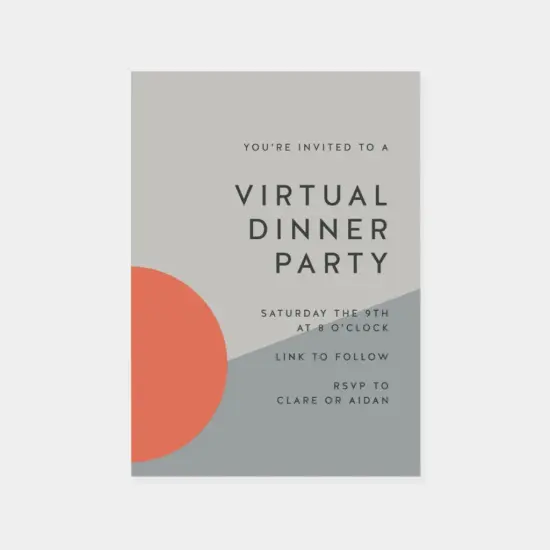 Digital Event Invitation, Virtual {1}