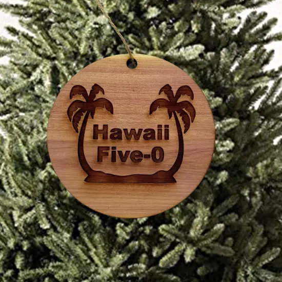 Hawaii Five-0 - Cedar Ornament {6}