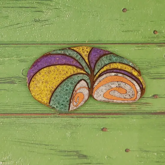 Mardi Gras King Cake Silicone Freshie Mold - Inset Lines {2}