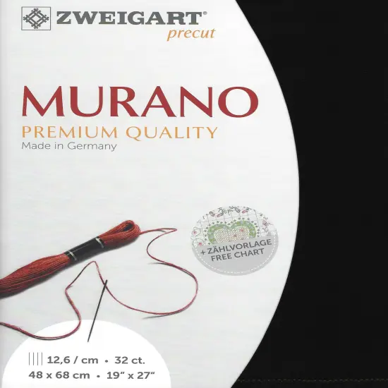 PrecutZweigart Murano 32 count Black {1}